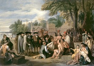 William Penn szerződése az indiánokkal 1683 novemberében, 1771-72-ben